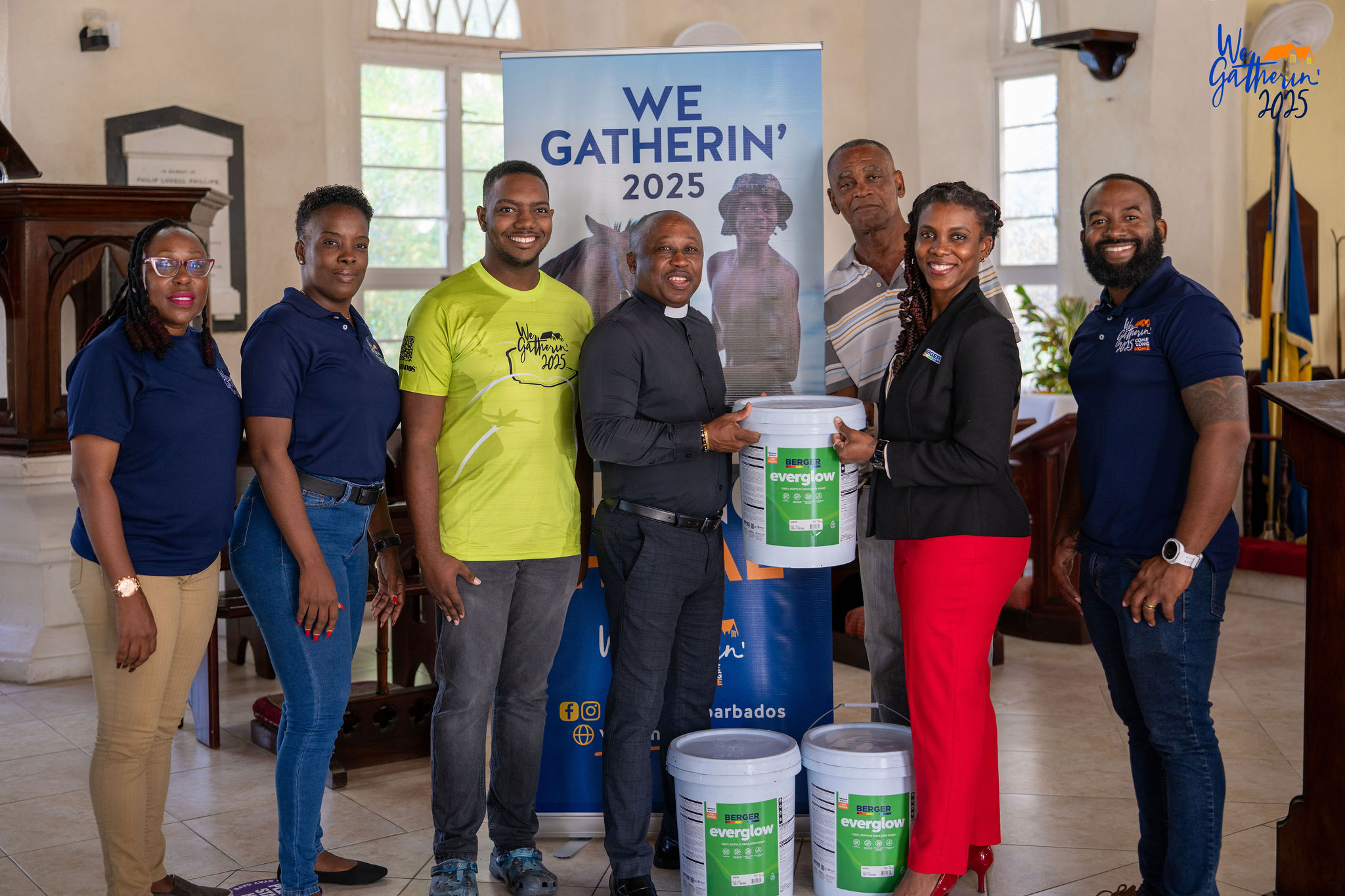 </noscript>Berger Paints donates 15 gallons of paint to Anglican church – Barbados Today